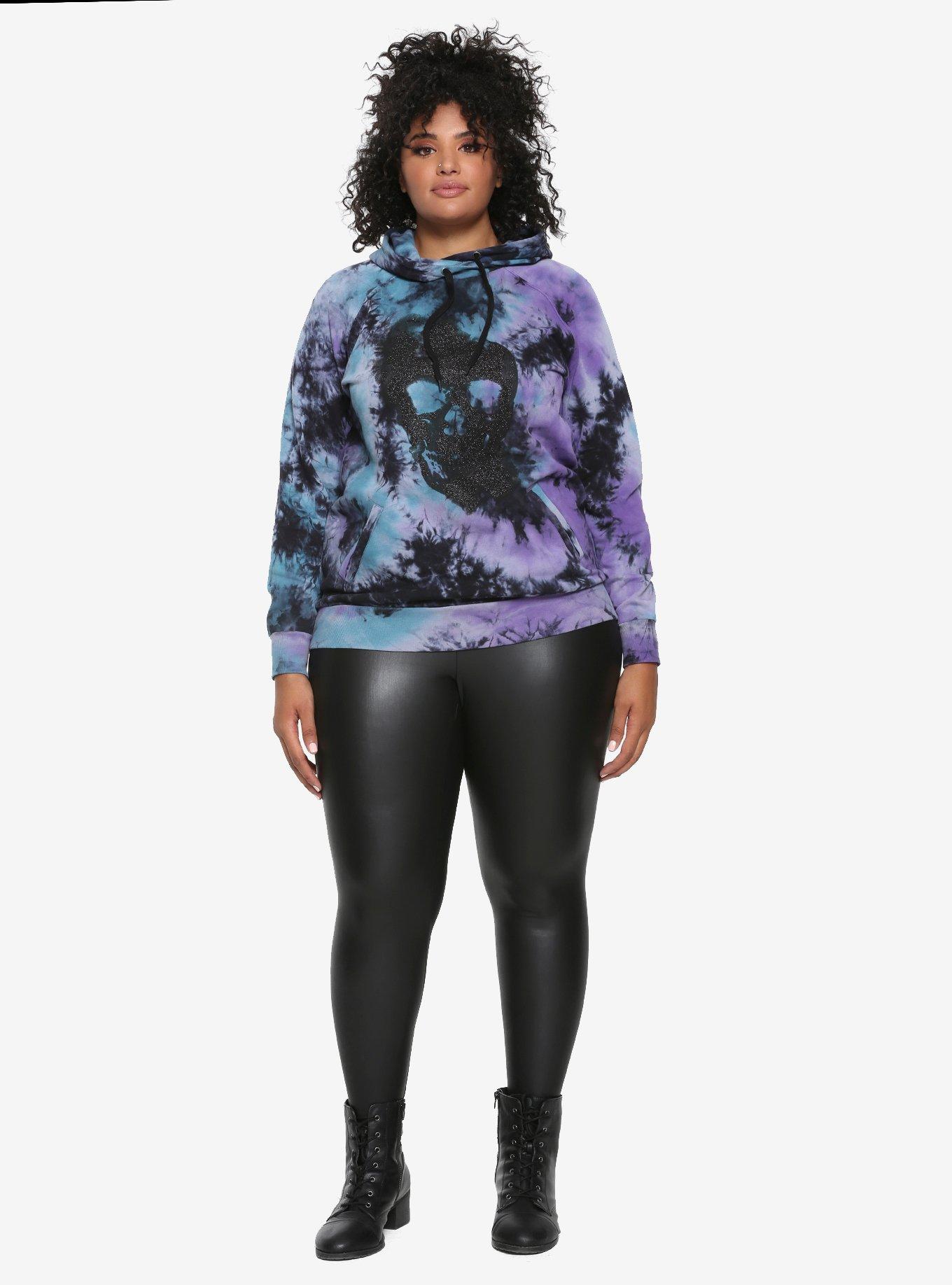 Black Faux Leather Leggings Plus Size, , alternate