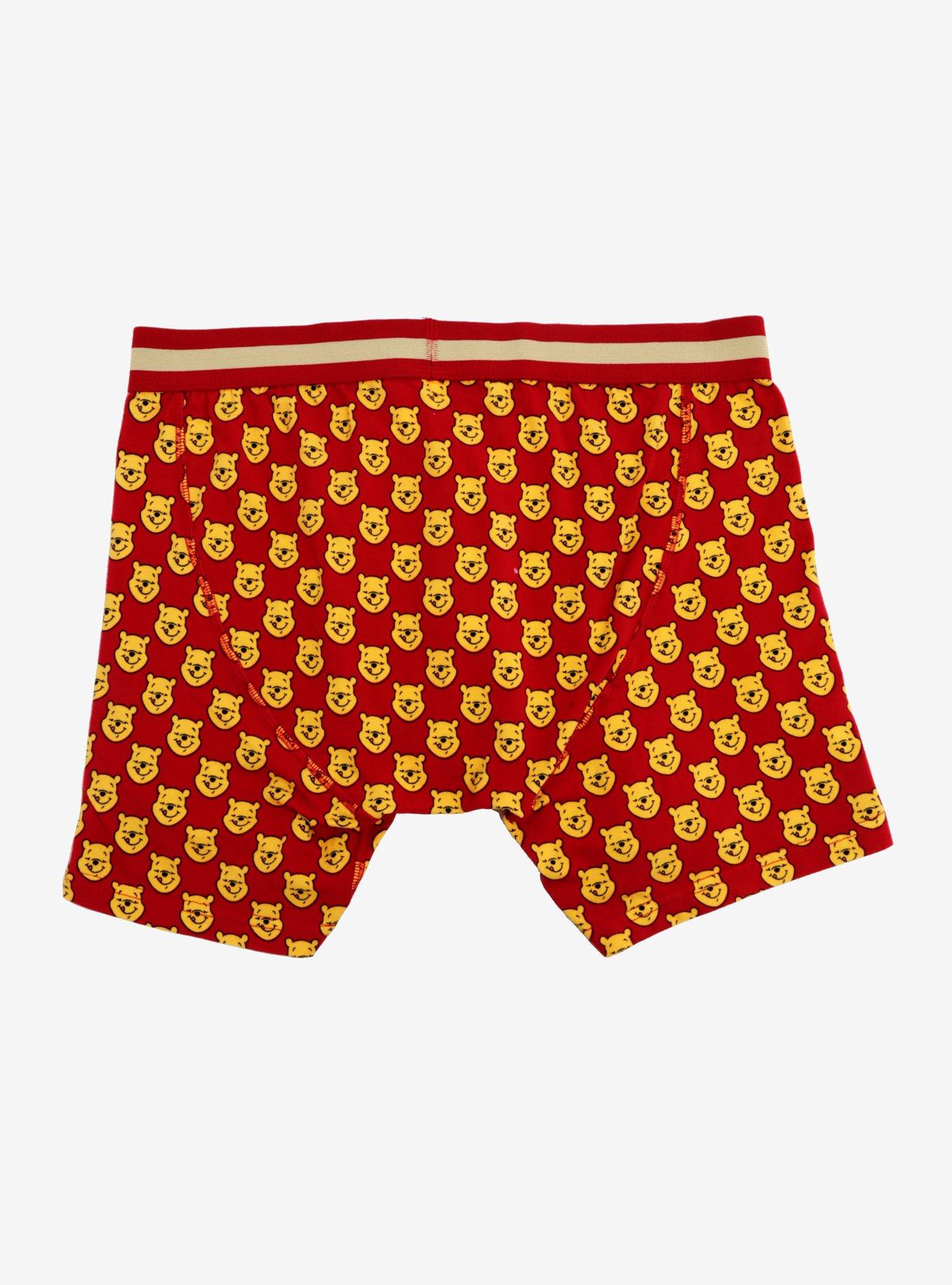 Disney Winnie The Pooh Allover Print Boxer Briefs, , alternate
