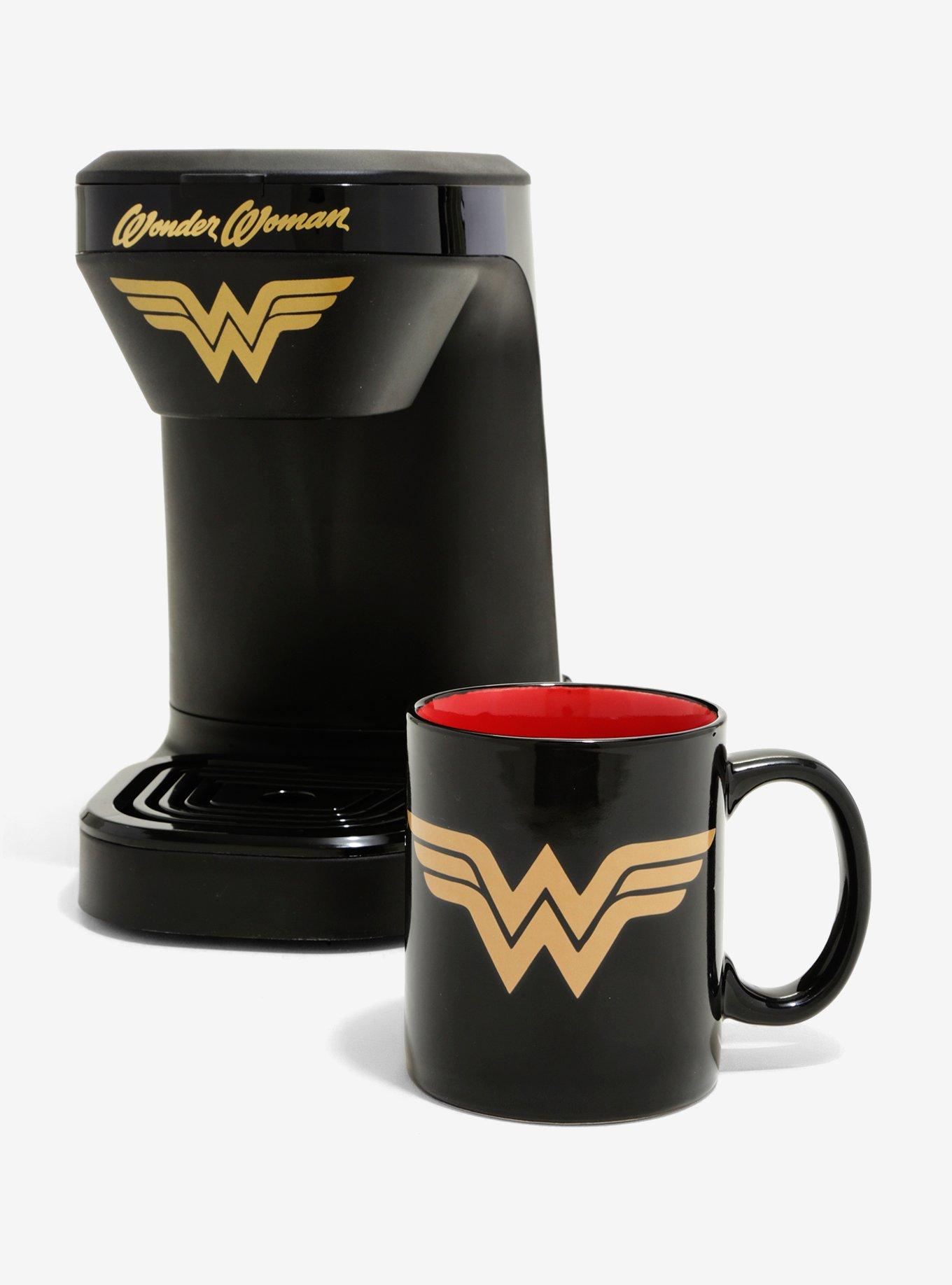 DC Comics Wonder Woman Single Cup Coffee Maker, , alternate
