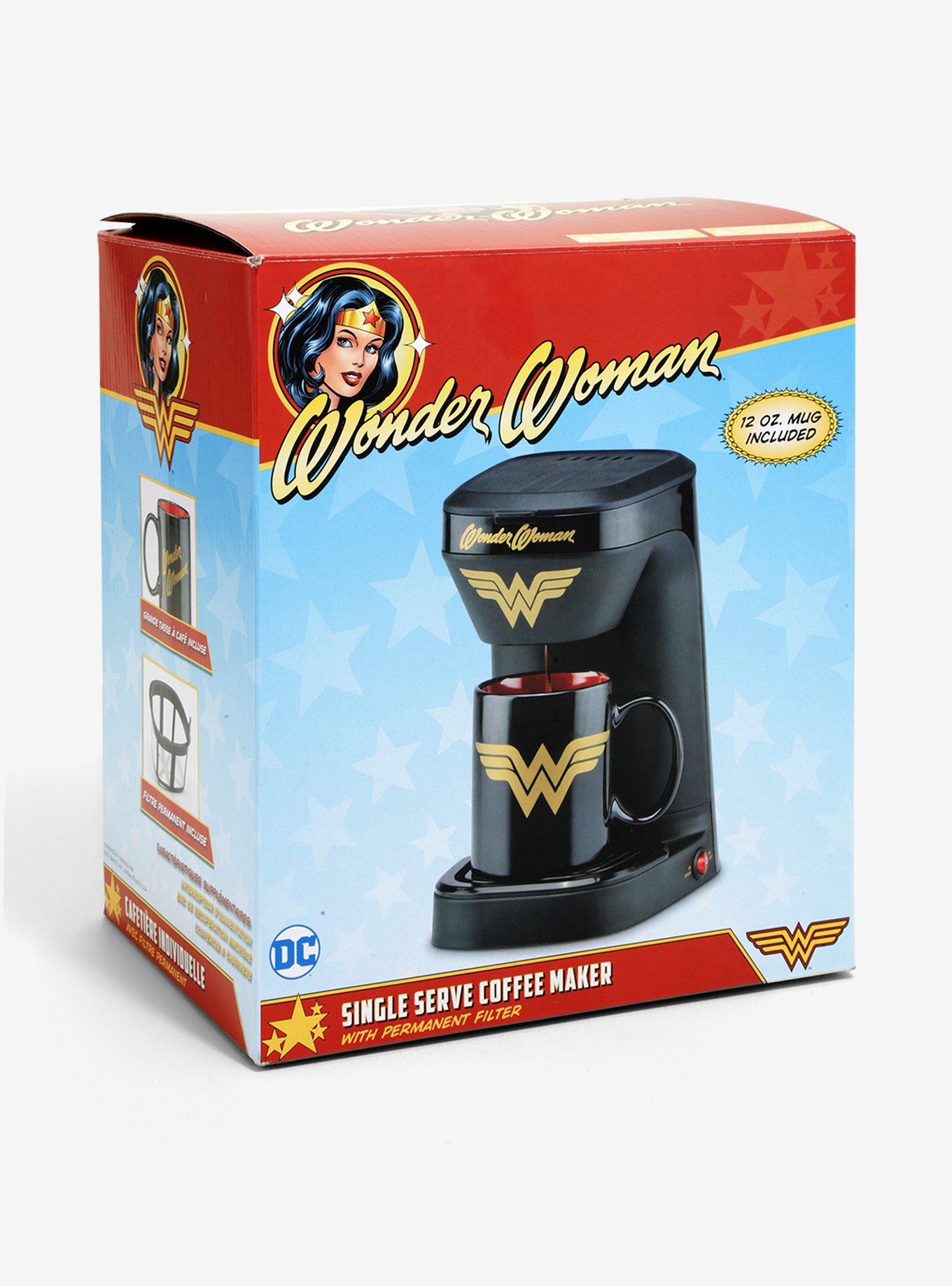DC Comics Wonder Woman Single Cup Coffee Maker, , alternate