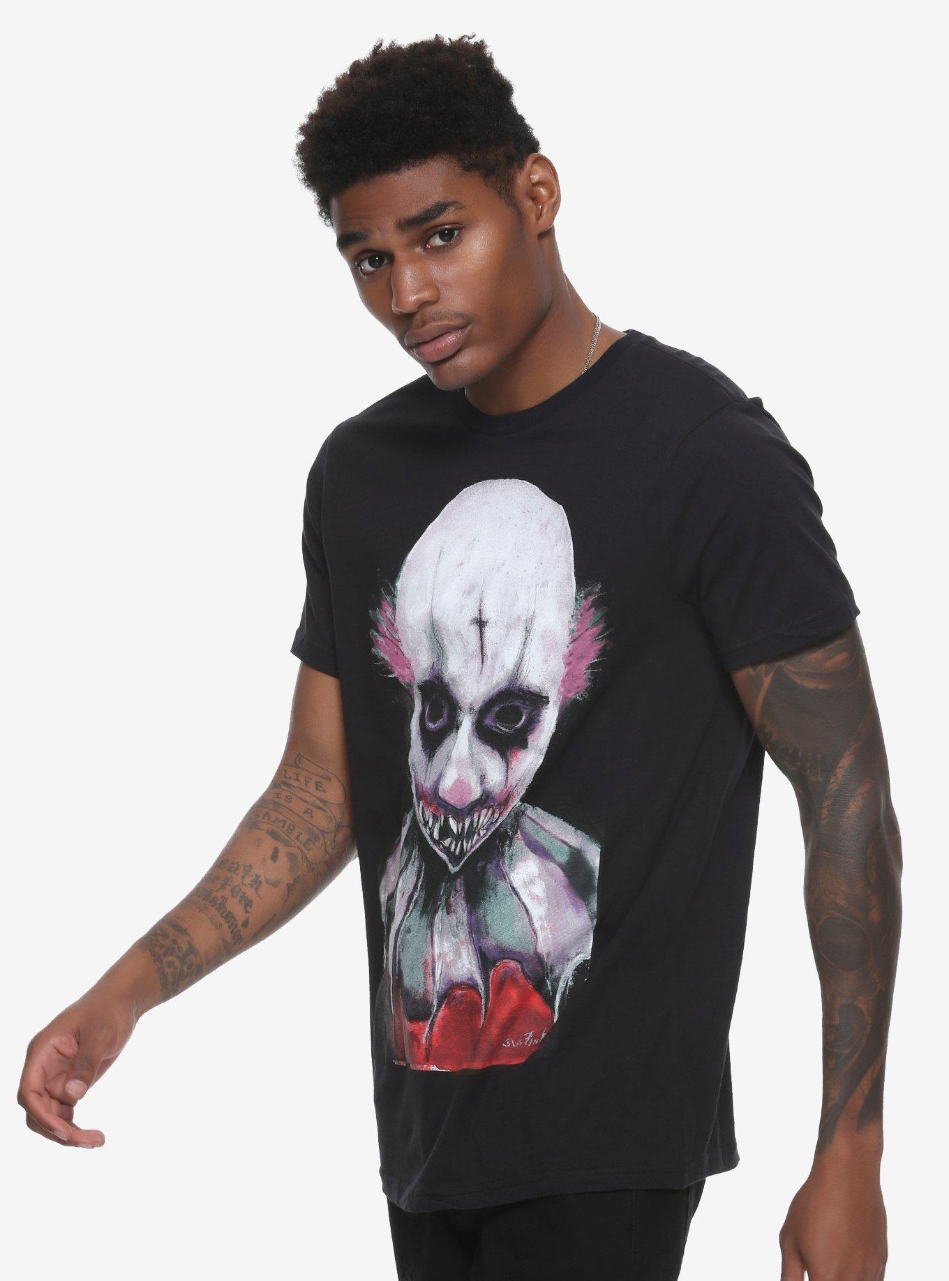 Gus Fink Creepy Clown T-Shirt Hot Topic Exclusive, , alternate