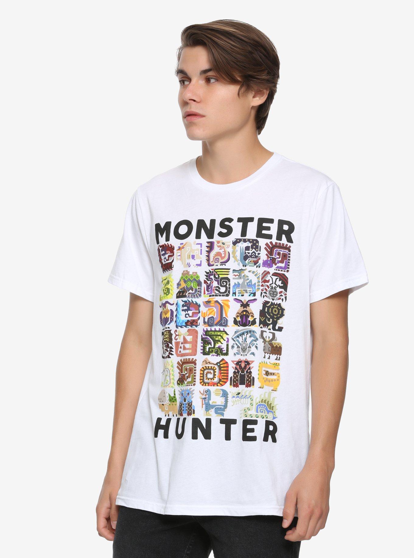 Monster Hunter Monster Icons T-Shirt, , alternate