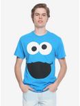 Sesame Street Cookie Monster Big Face T-Shirt, BLUE, alternate