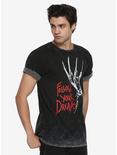 A Nightmare On Elm Street Follow Your Dreams Acid Wash T-Shirt Hot Topic Exclusive, , alternate