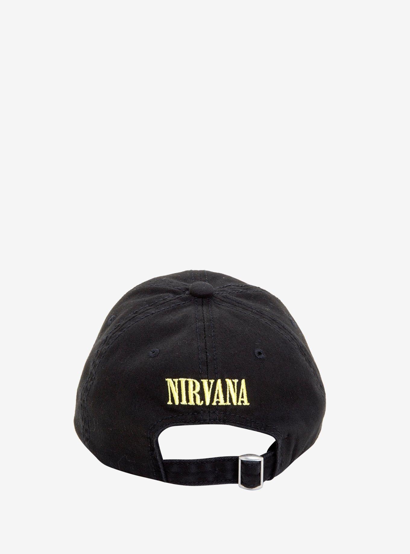 Nirvana Smile Logo Dad Cap, , alternate