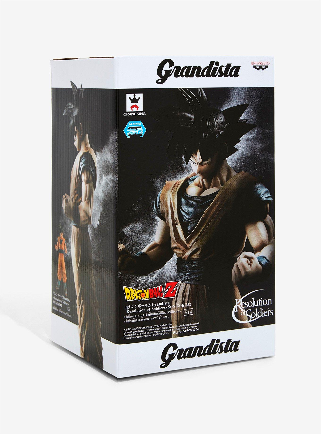 Banpresto Dragon Ball Z Son Goku Grandista Resolution Of Soldiers Figure, , alternate