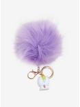 Unicorn Purple Pom Key Chain, , alternate