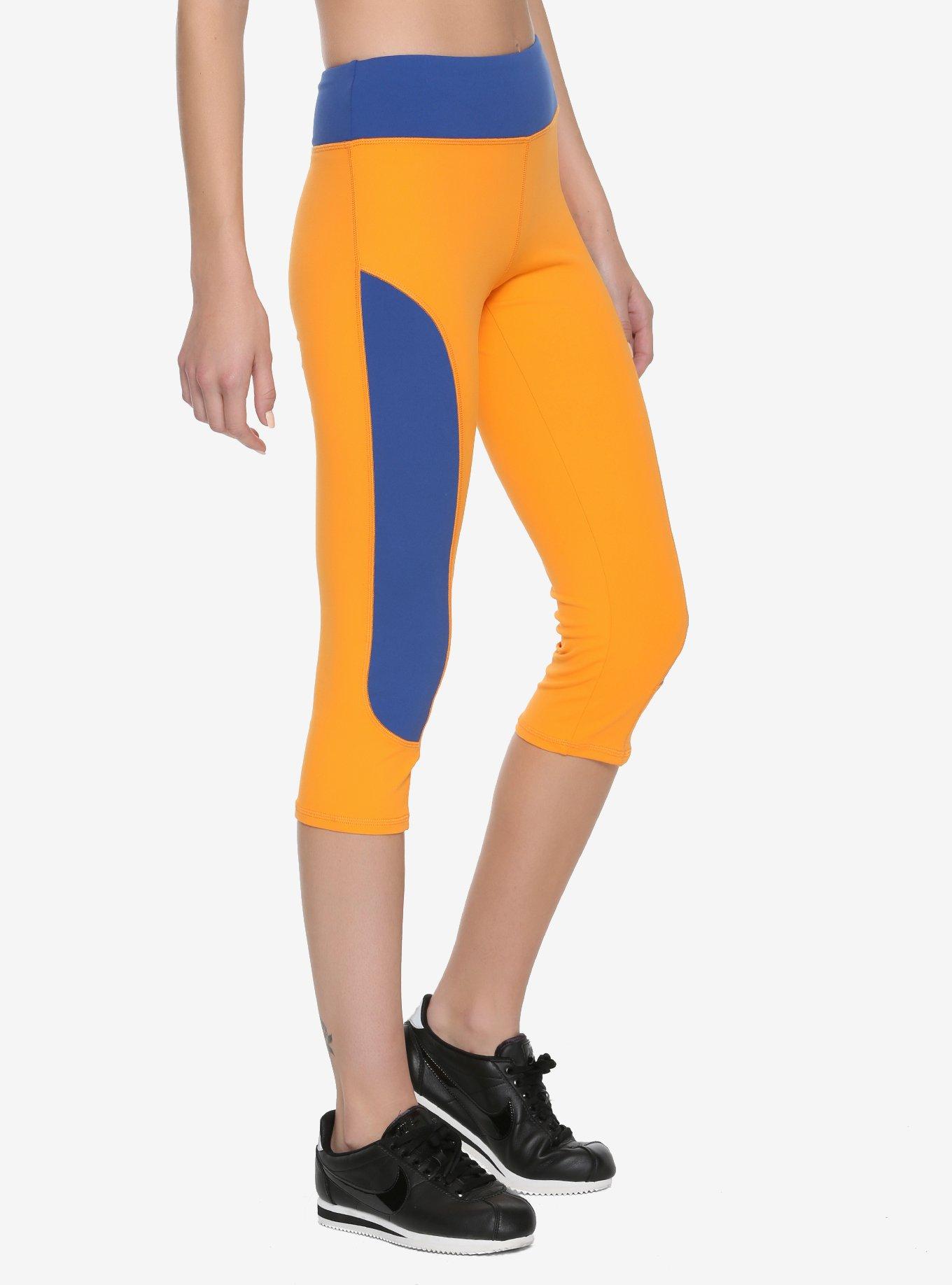 Dragon Ball Z Kamehameha Girls Active Capris, ORANGE, alternate