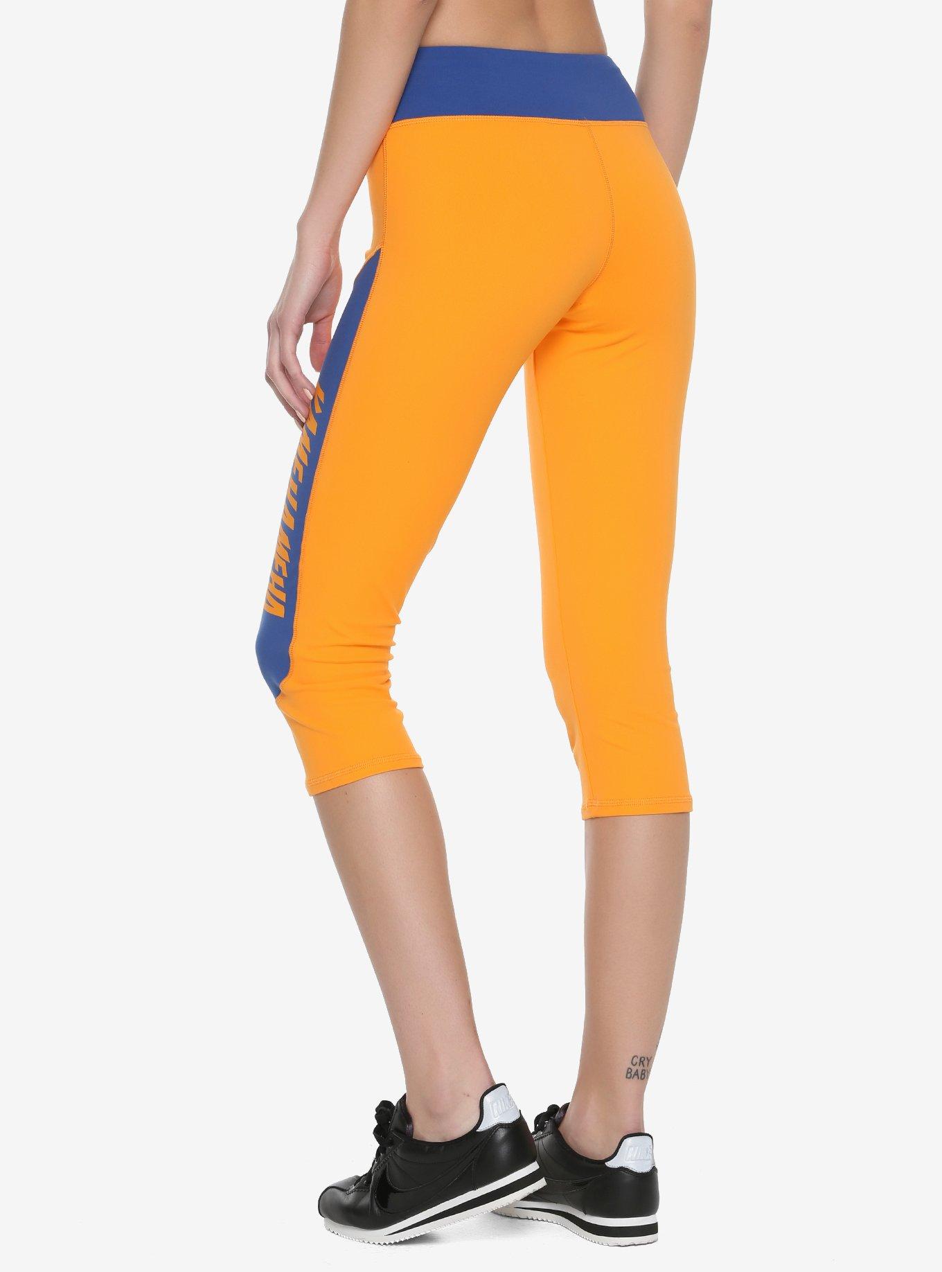 Dragon Ball Z Kamehameha Girls Active Capris, ORANGE, alternate