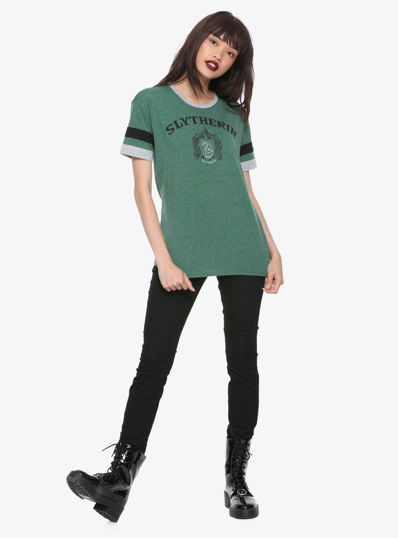 Harry Potter Slytherin Girls Athletic T-Shirt, , alternate