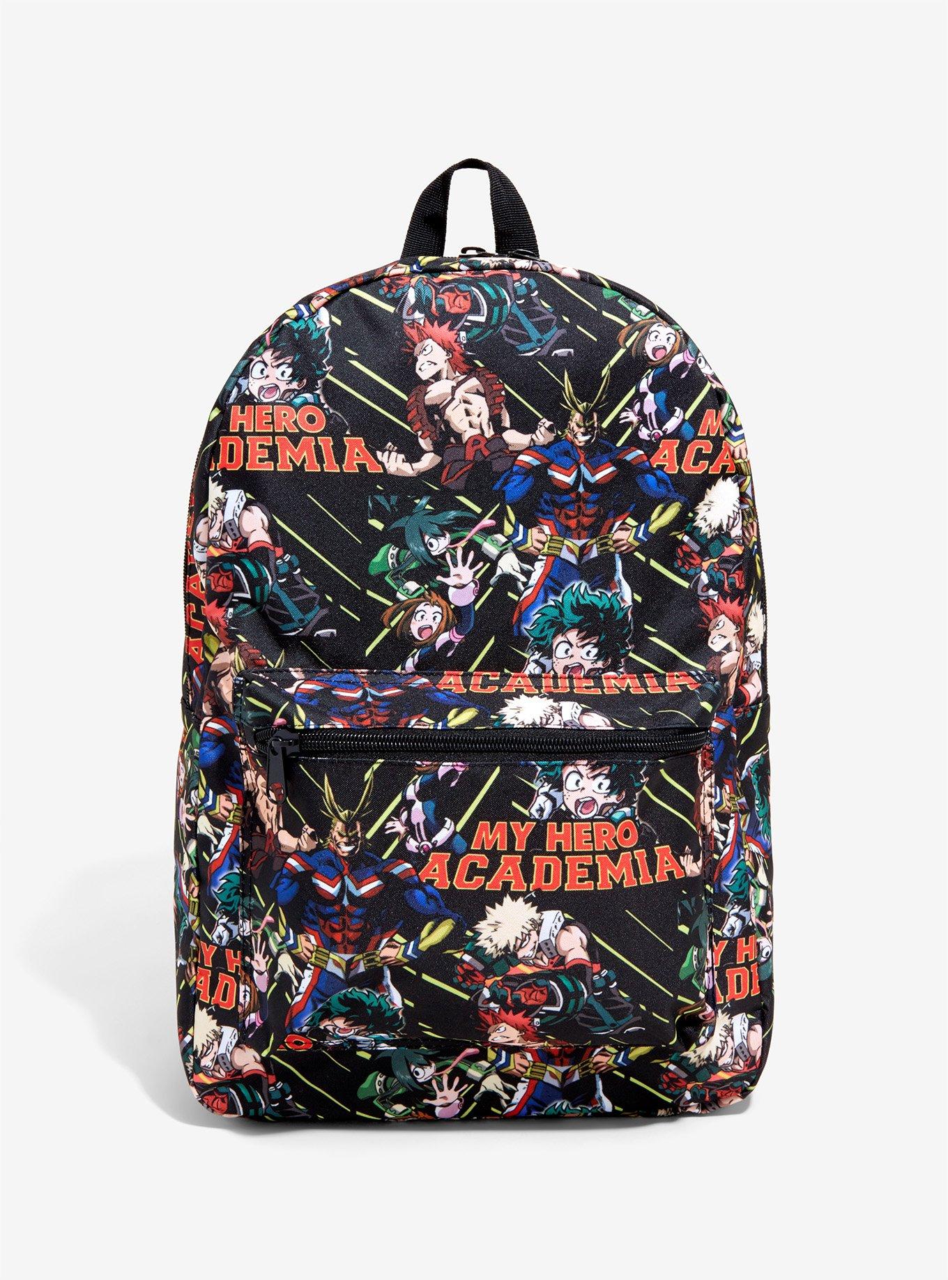 My Hero Academia Character Print Backpack, , alternate