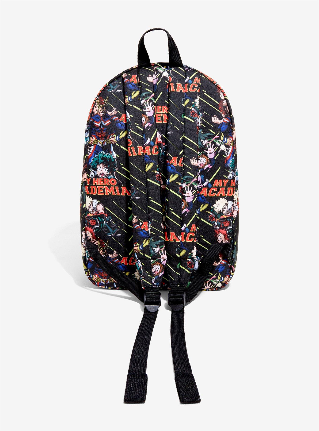 My Hero Academia Character Print Backpack, , alternate