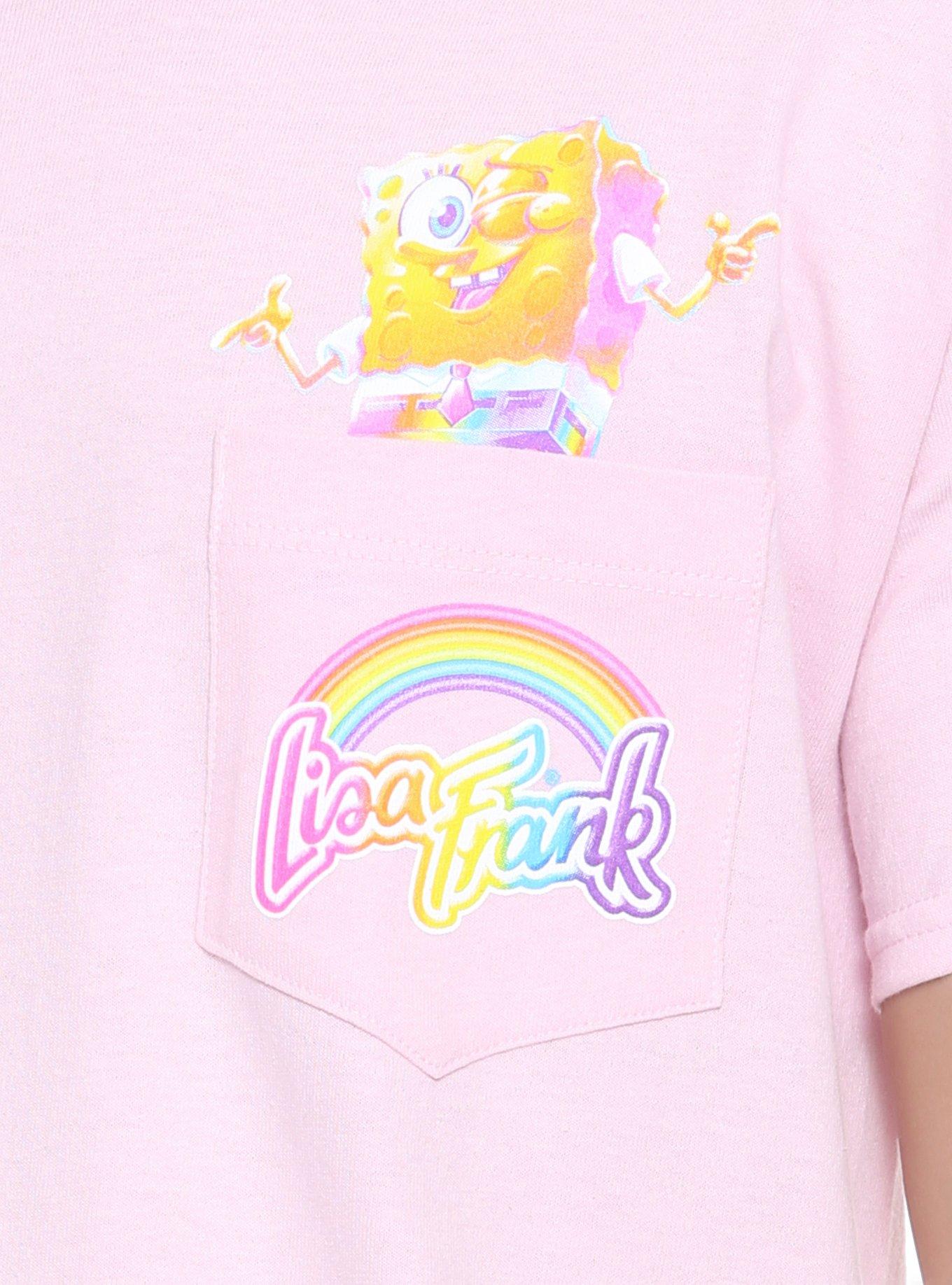 Lisa Frank X SpongeBob SquarePants Pocket T-Shirt Hot Topic Exclusive, , alternate