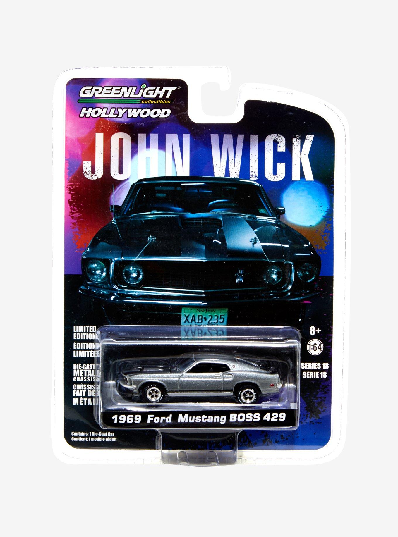 Greenlight Hollywood John Wick 1969 Ford Mustang BOSS 429 Replica Car, , alternate