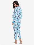 Disney Lilo & Stitch Leaves With Stitch Girls Thermal Pajama Set, BLUE, alternate