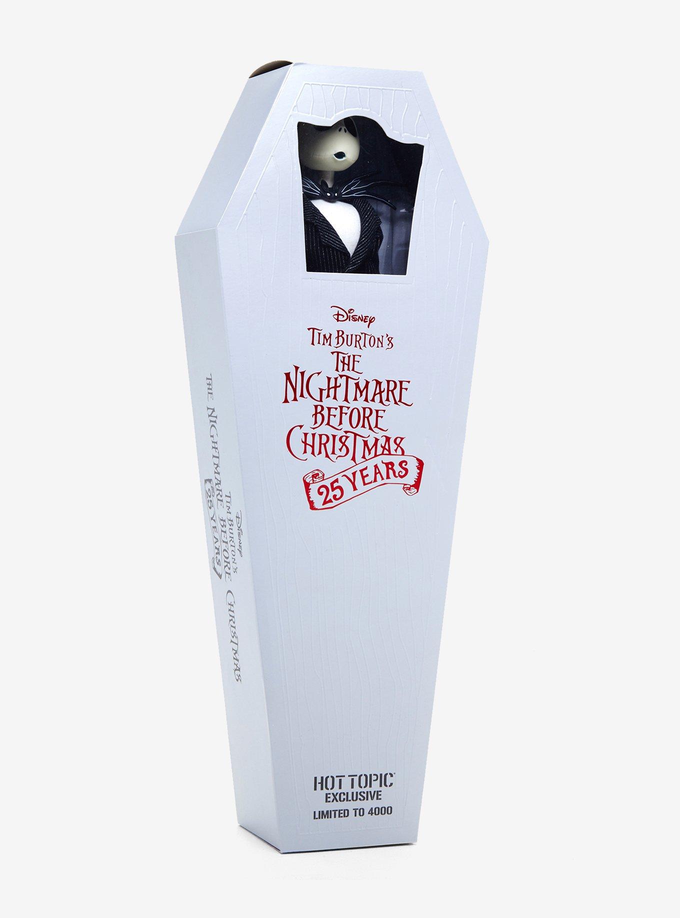 The Nightmare Before Christmas 25th Anniversary Jack Skellington 16 Inch Limited Edition Coffin Doll Hot Topic Exclusive, , alternate
