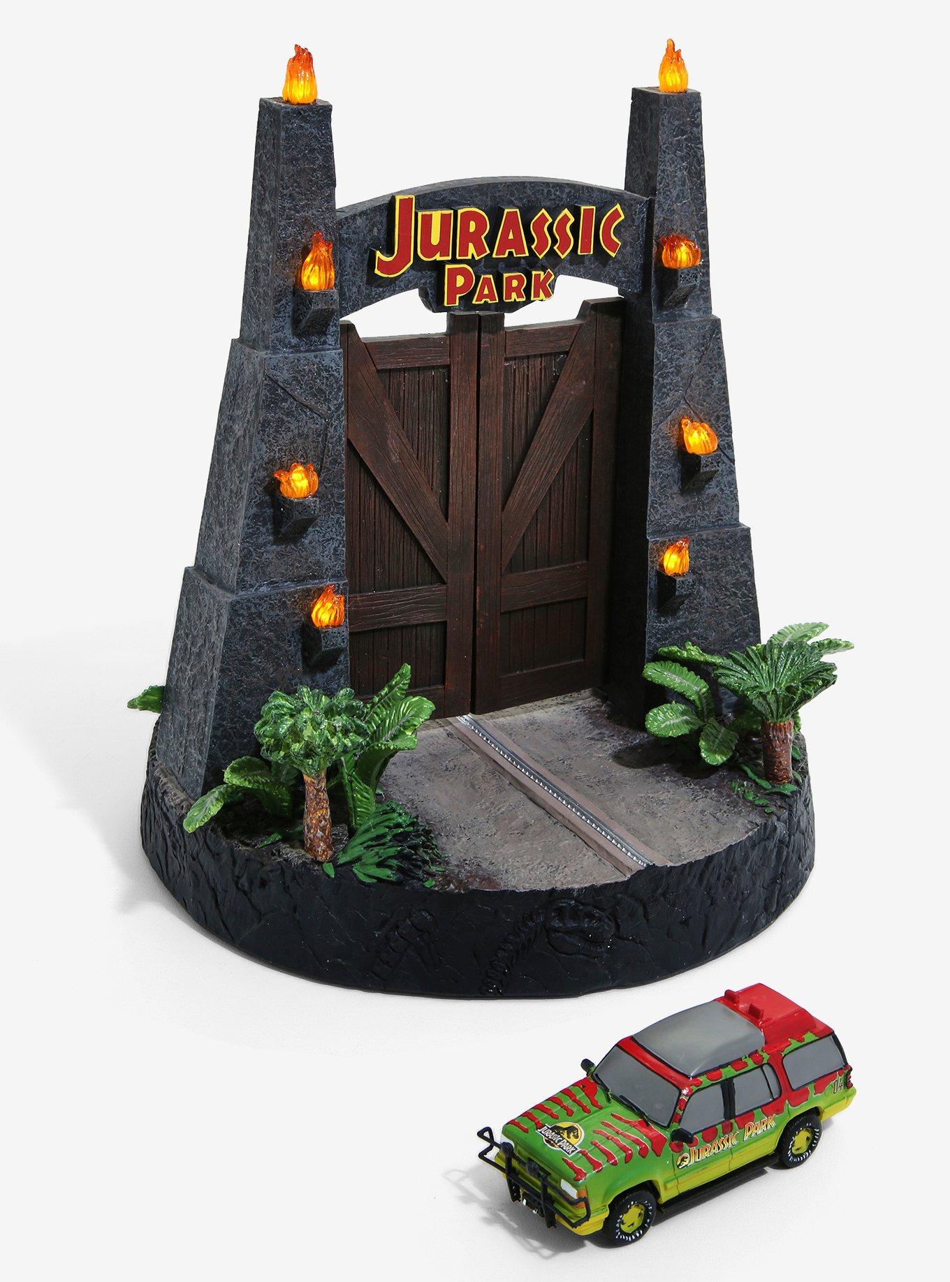 Jurassic Park Gates Environment Sculpture, , alternate