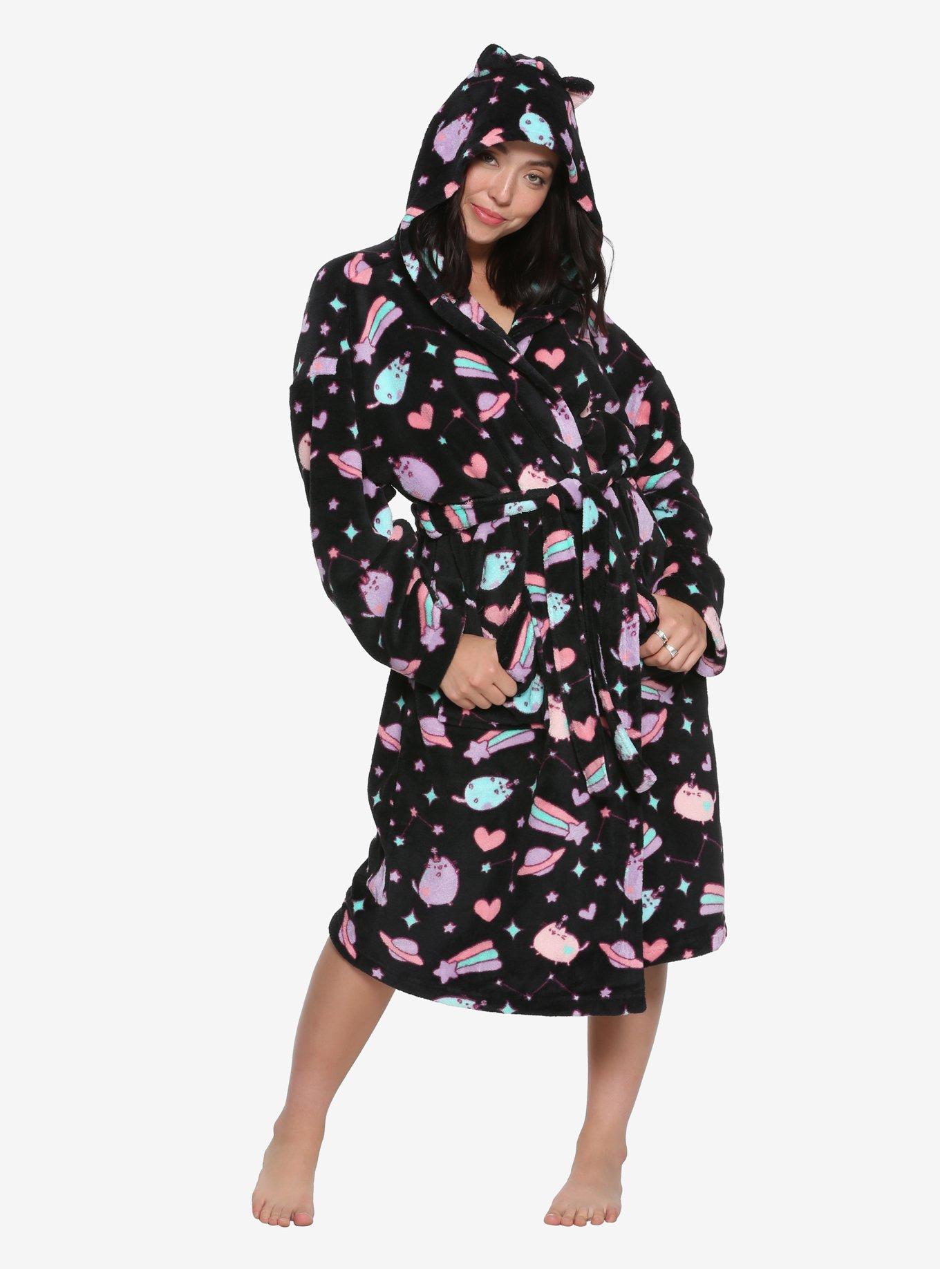 Pusheen Space Pusheenicorn Bathrobe, , alternate