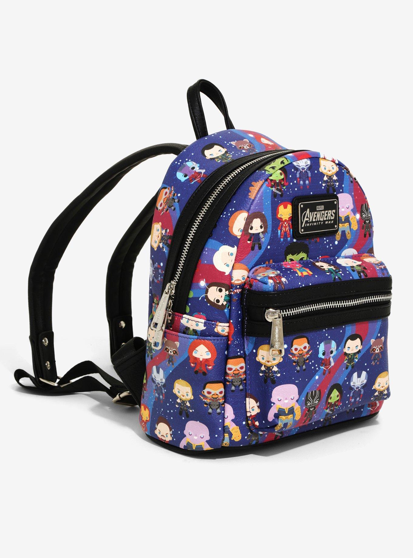 Loungefly marvel avengers infinity war chibi mini discount backpack