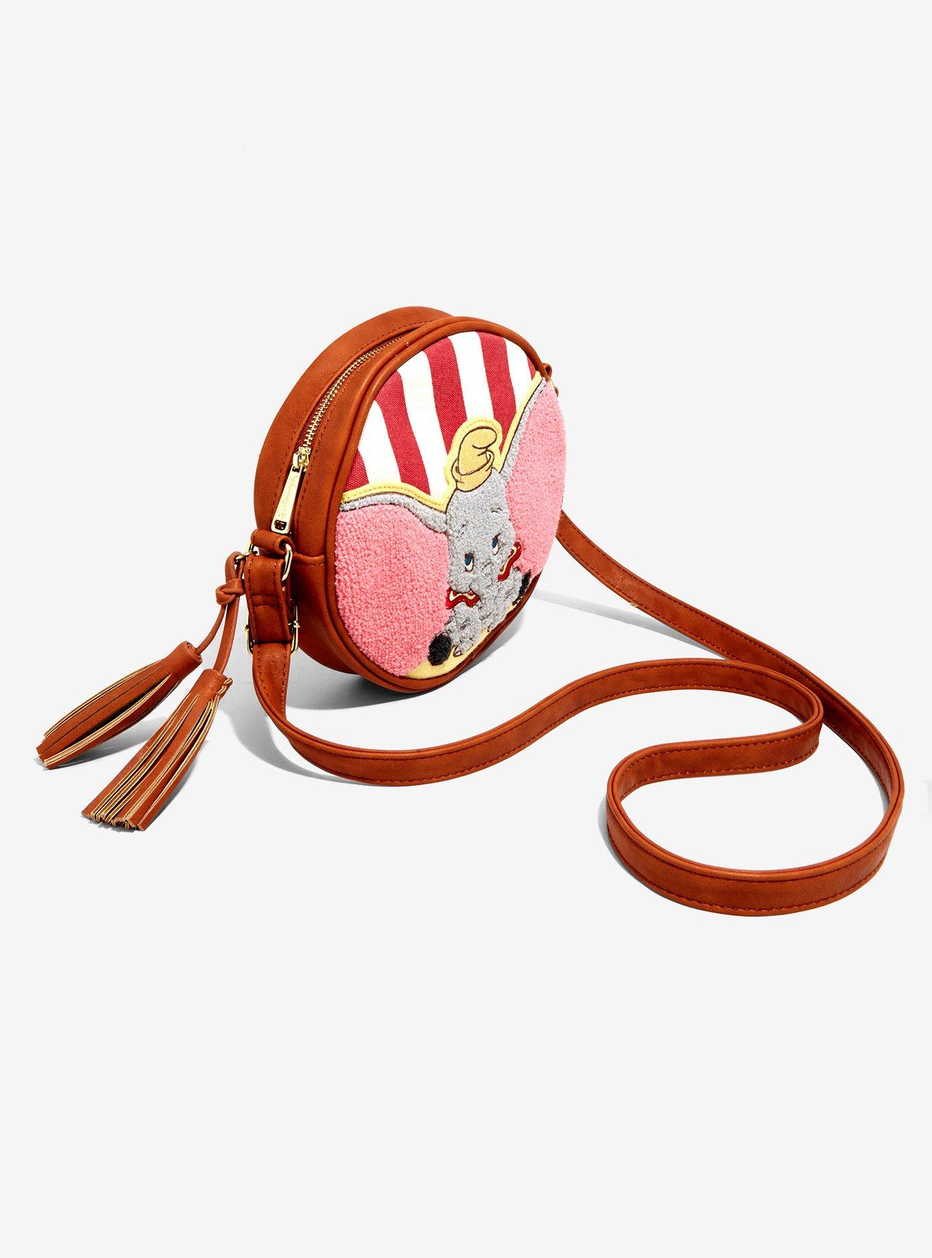 Loungefly Disney Dumbo Striped Crossbody Bag, , alternate