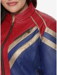 Marvel Captain Marvel Faux-Leather Jacket Plus Size, , alternate