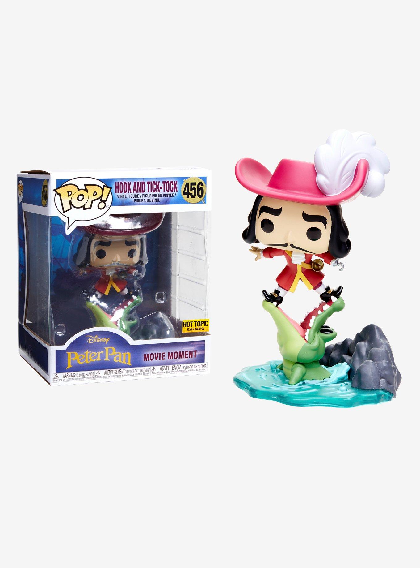 Funko POP! Disney Hook & Tick Tock Vinyl Figure (Movie Moments, Disney  Treasures Villain Box) 