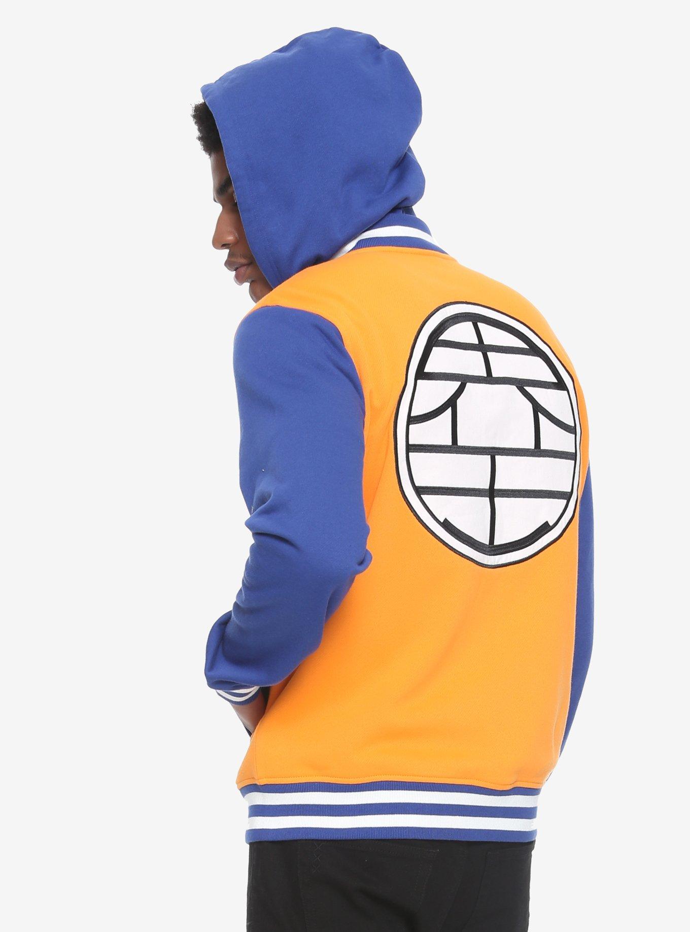 Dragon Ball Z Goku Varsity Hoodie, , alternate