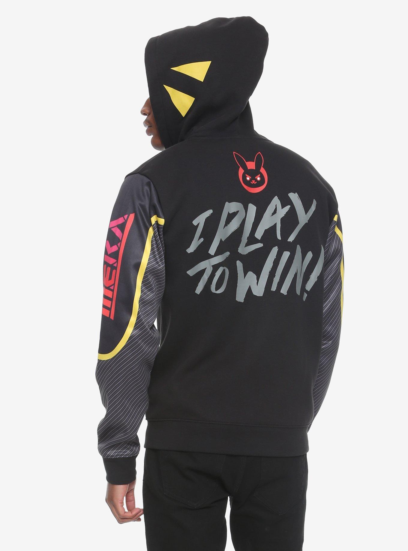 Overwatch D.Va Women's Black Hoodie Dress