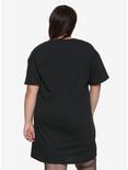 Resting Witch Face T-Shirt Dress Plus Size, , alternate