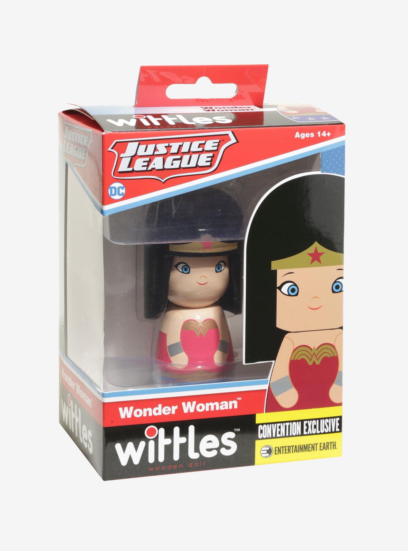 DC Comics Wonder Woman Wittles Wooden Figure 2018 Summer Convention Exclusive, , alternate
