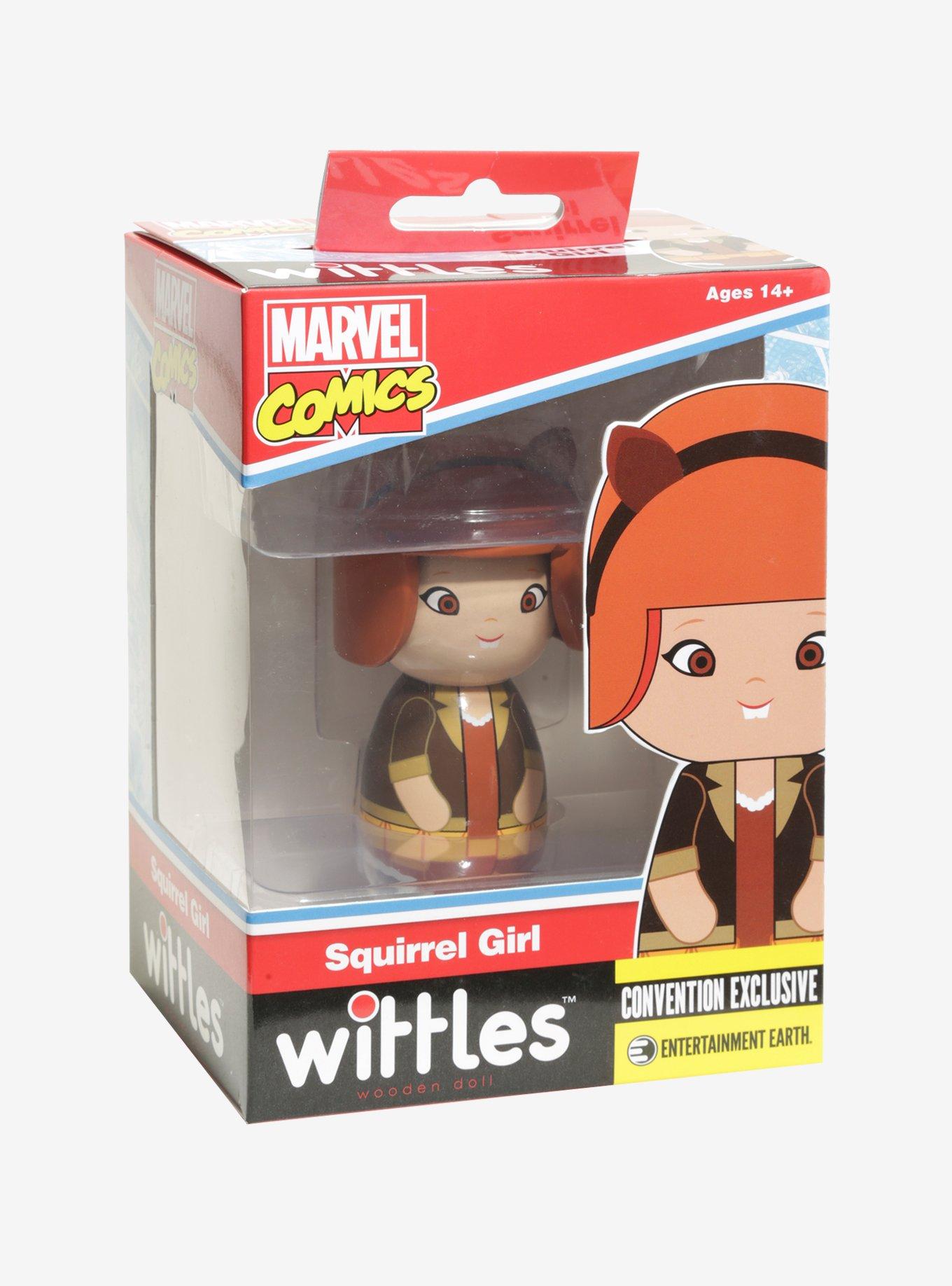 Marvel Squirrel Girl Wittles Wooden Figure 2018 Summer Convention Exclusive, , alternate