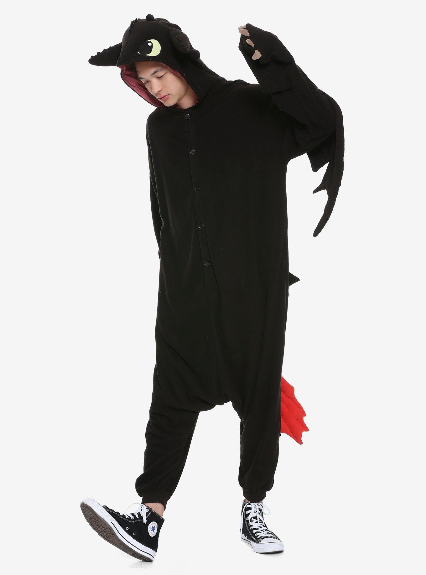 How To Train Your Dragon Toothless Union Suit, , alternate