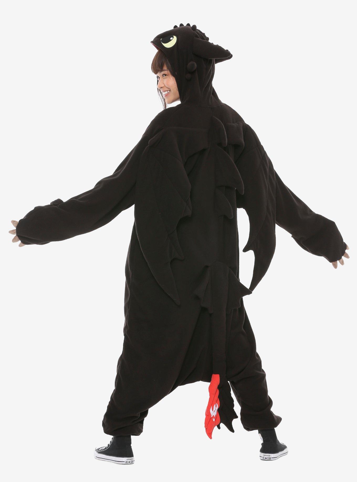 How To Train Your Dragon Toothless Union Suit, , alternate