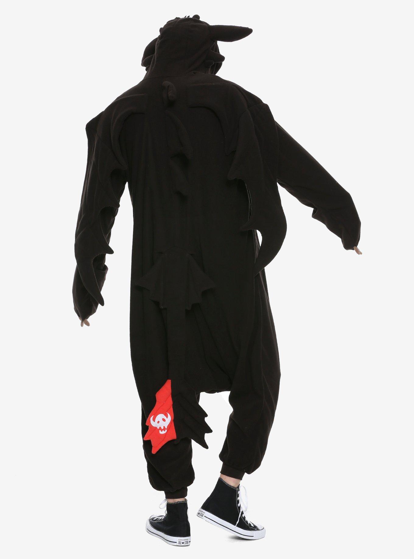 How To Train Your Dragon Toothless Union Suit, , alternate