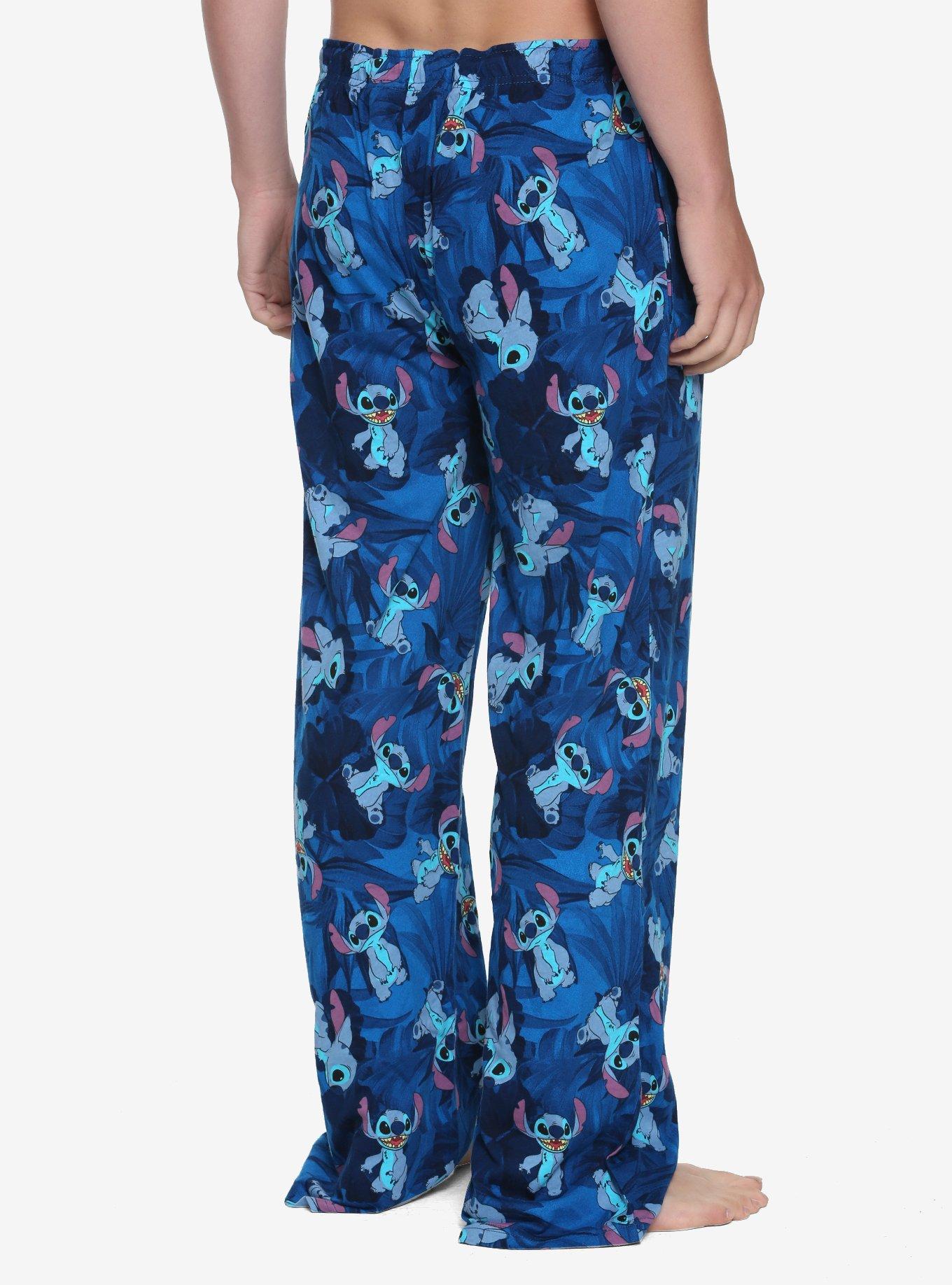 Disney Lilo & Stitch Jungle Stitch Pajama Pants, BLUE, alternate