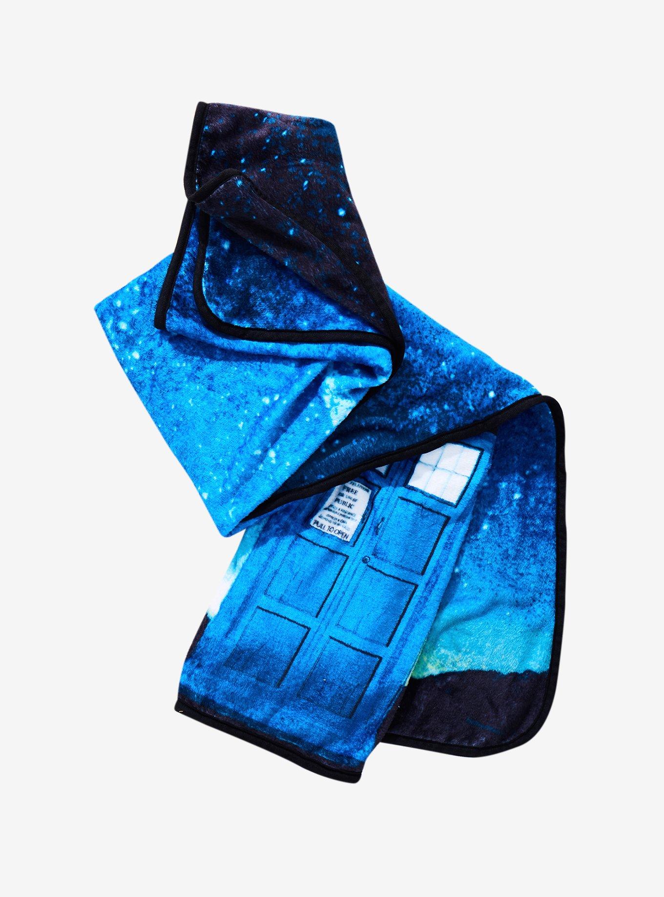 Doctor Who Starry Night Throw Blanket - BoxLunch Exclusive, , alternate