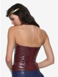 DC Comics Wonder Woman Faux Leather Cosplay Bustier, , alternate
