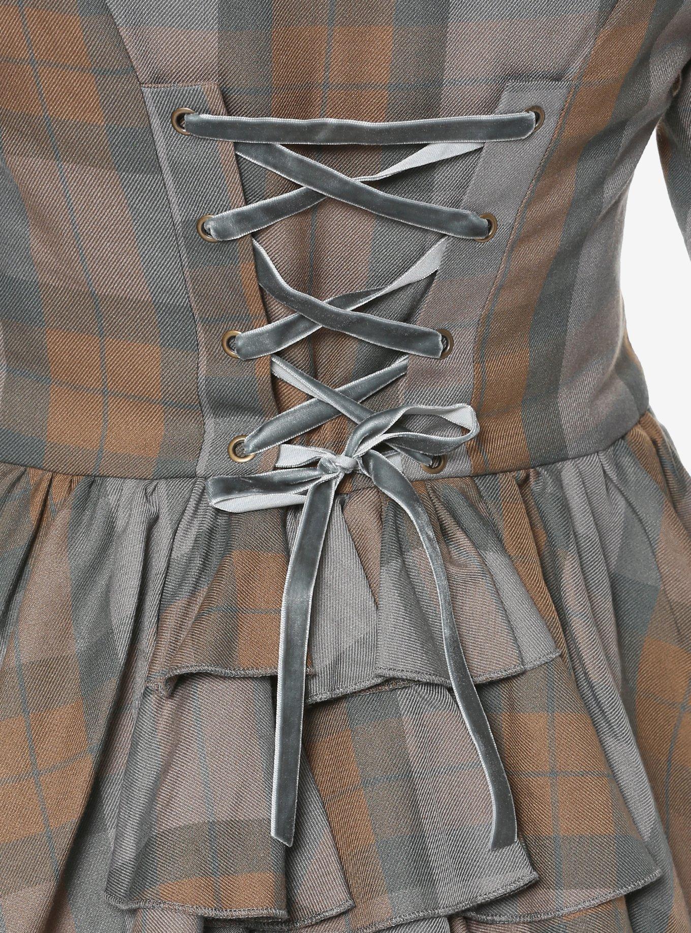 Outlander Laced Peplum Girls Jacket Hot Topic Exclusive, , alternate