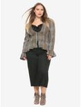 Outlander Laced Peplum Girls Jacket Plus Size Hot Topic Exclusive, , alternate