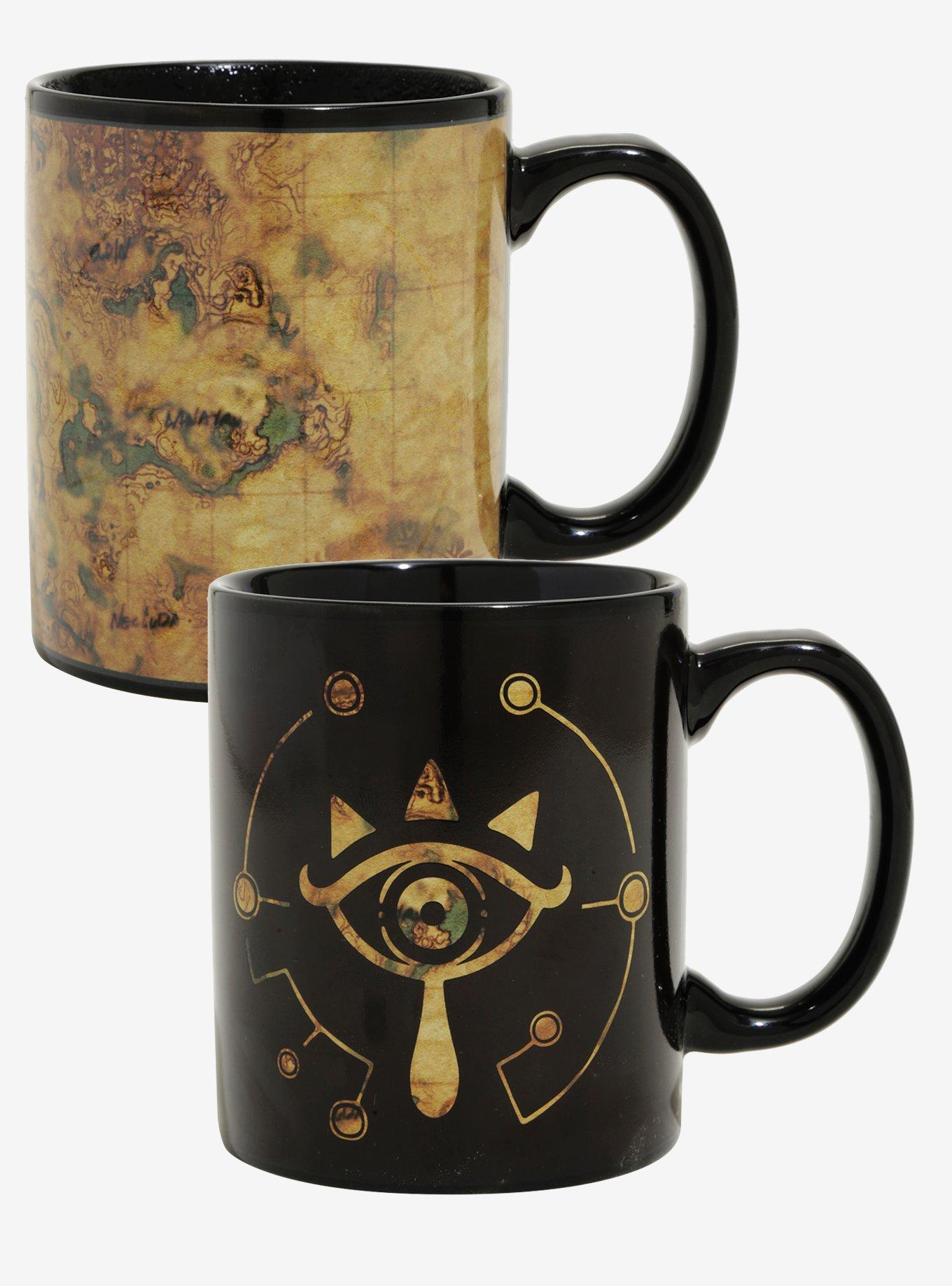 Nintendo The Legend Of Zelda: Breath Of The Wild Sheikah Eye Heat Changing Mug, , alternate