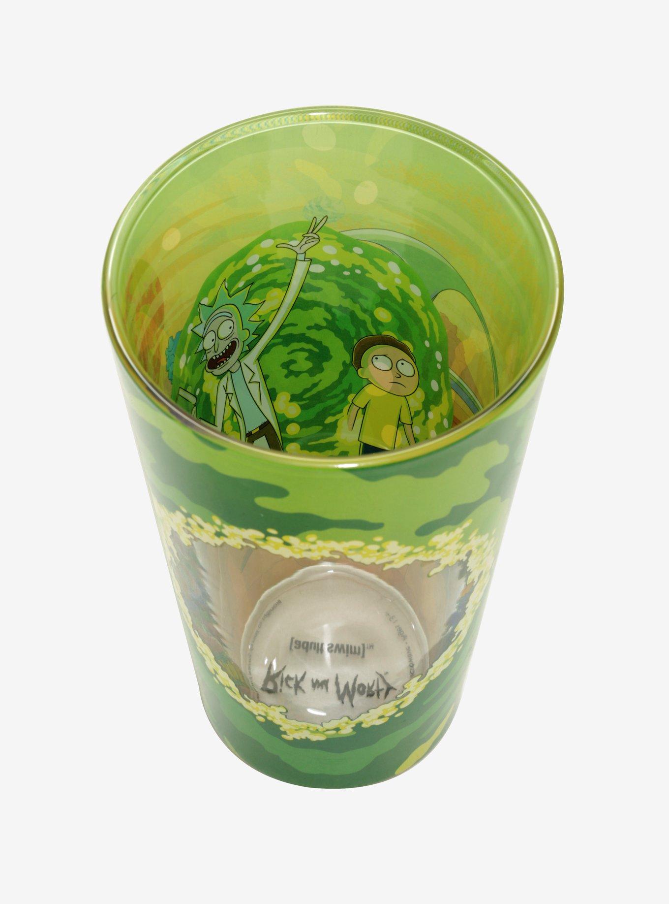 Rick And Morty Portal Pint Glass, , alternate
