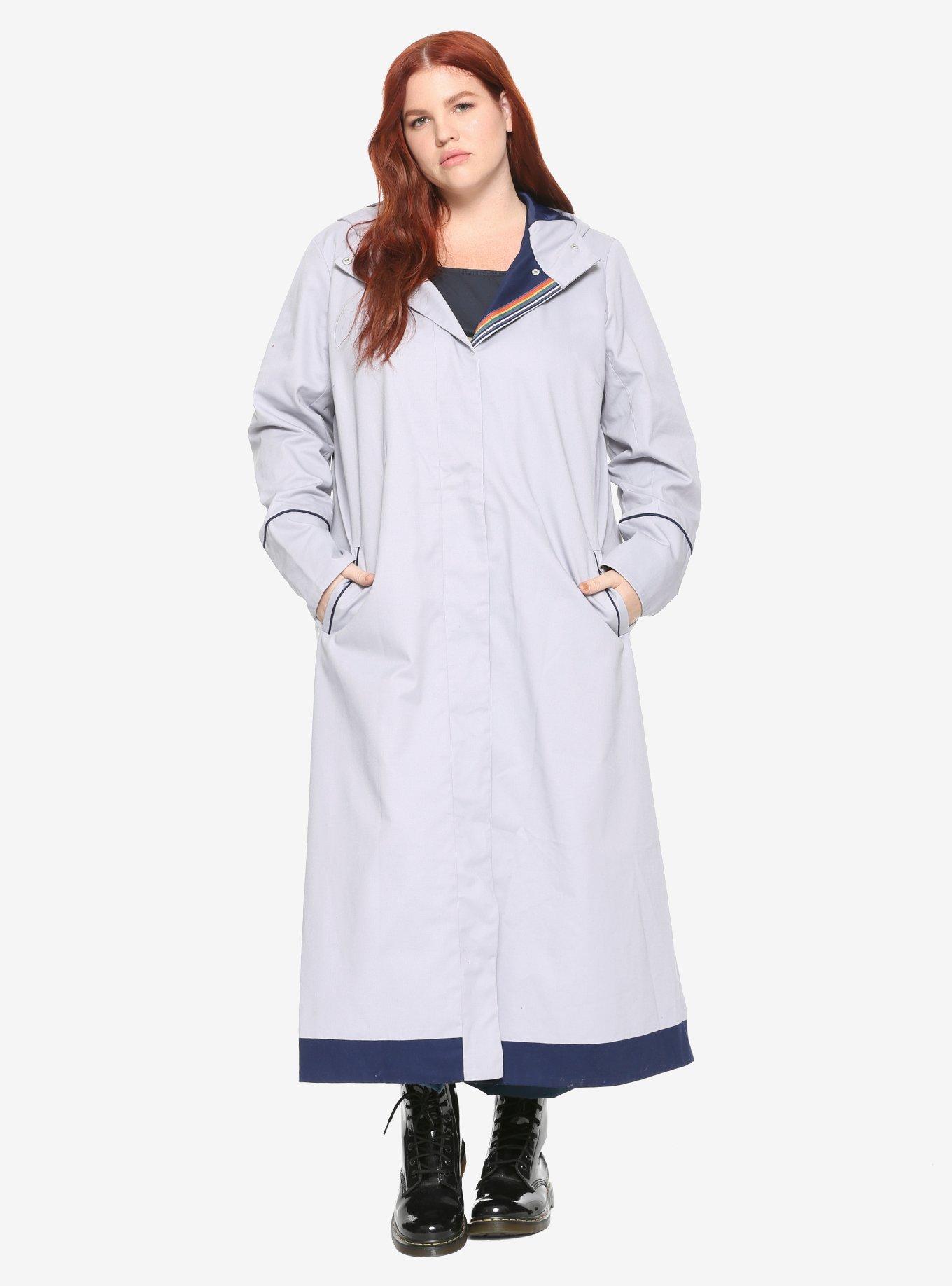 Her Universe Doctor Who Thirteenth Doctor Trench Coat Plus Size, , alternate