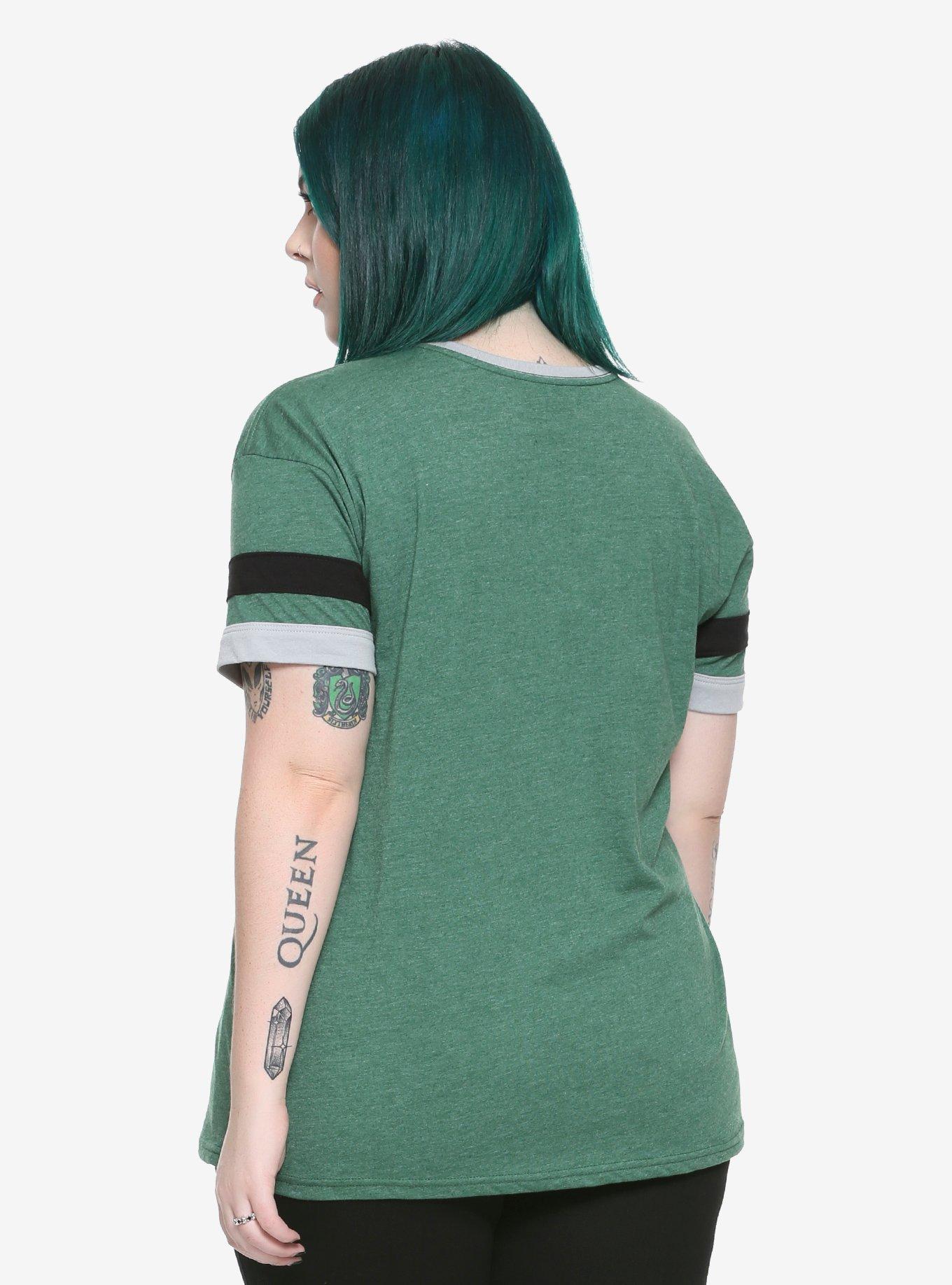 Harry Potter Slytherin Girls Athletic T-Shirt Plus Size, , alternate