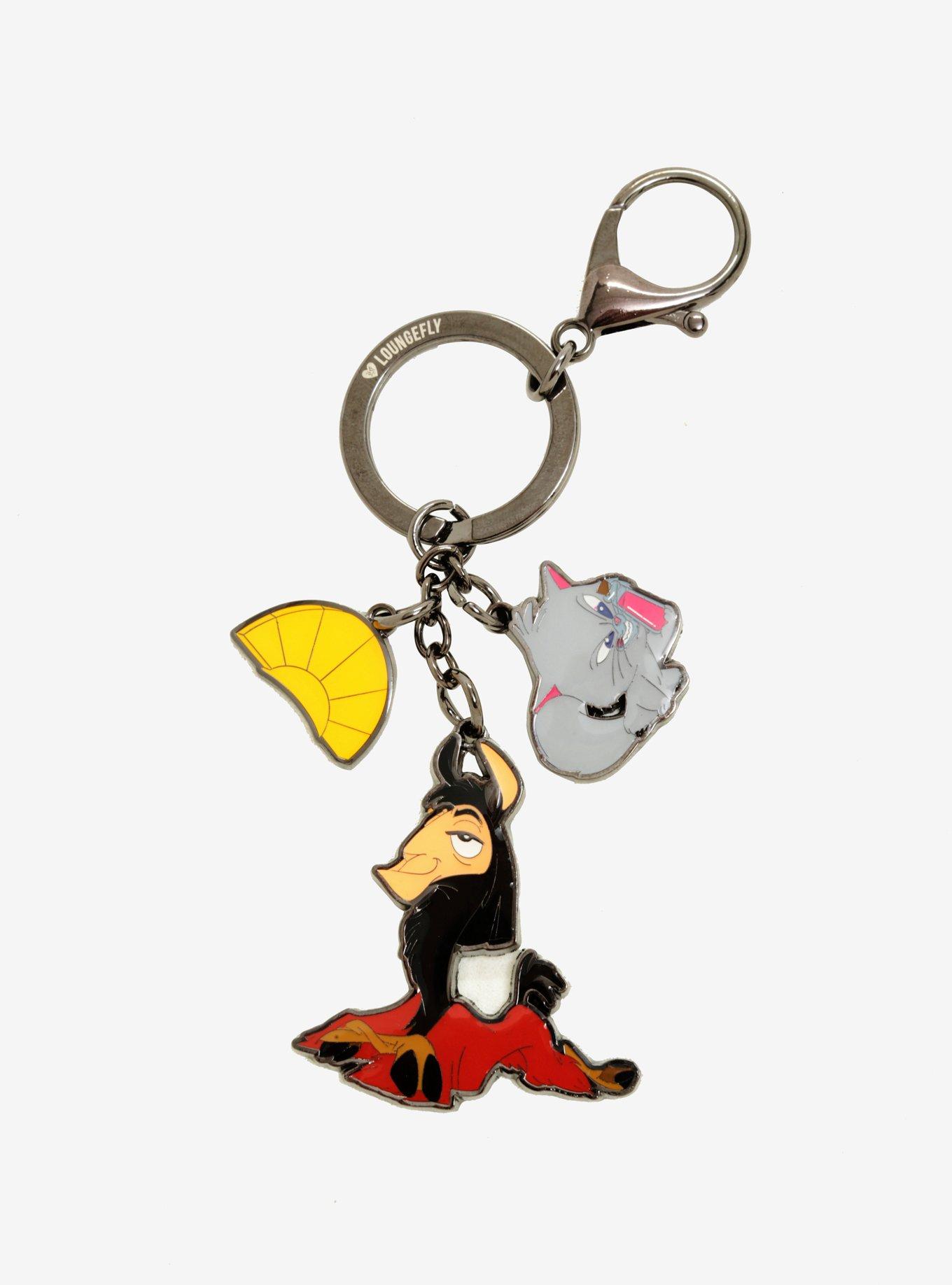 Disney The Emperor's New Groove Kuzco & Yzma Enamel Key Chain, , alternate - view 2