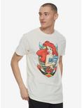 Disney The Little Mermaid Shell Tattoo T-Shirt Hot Topic Exclusive, WHITE, alternate