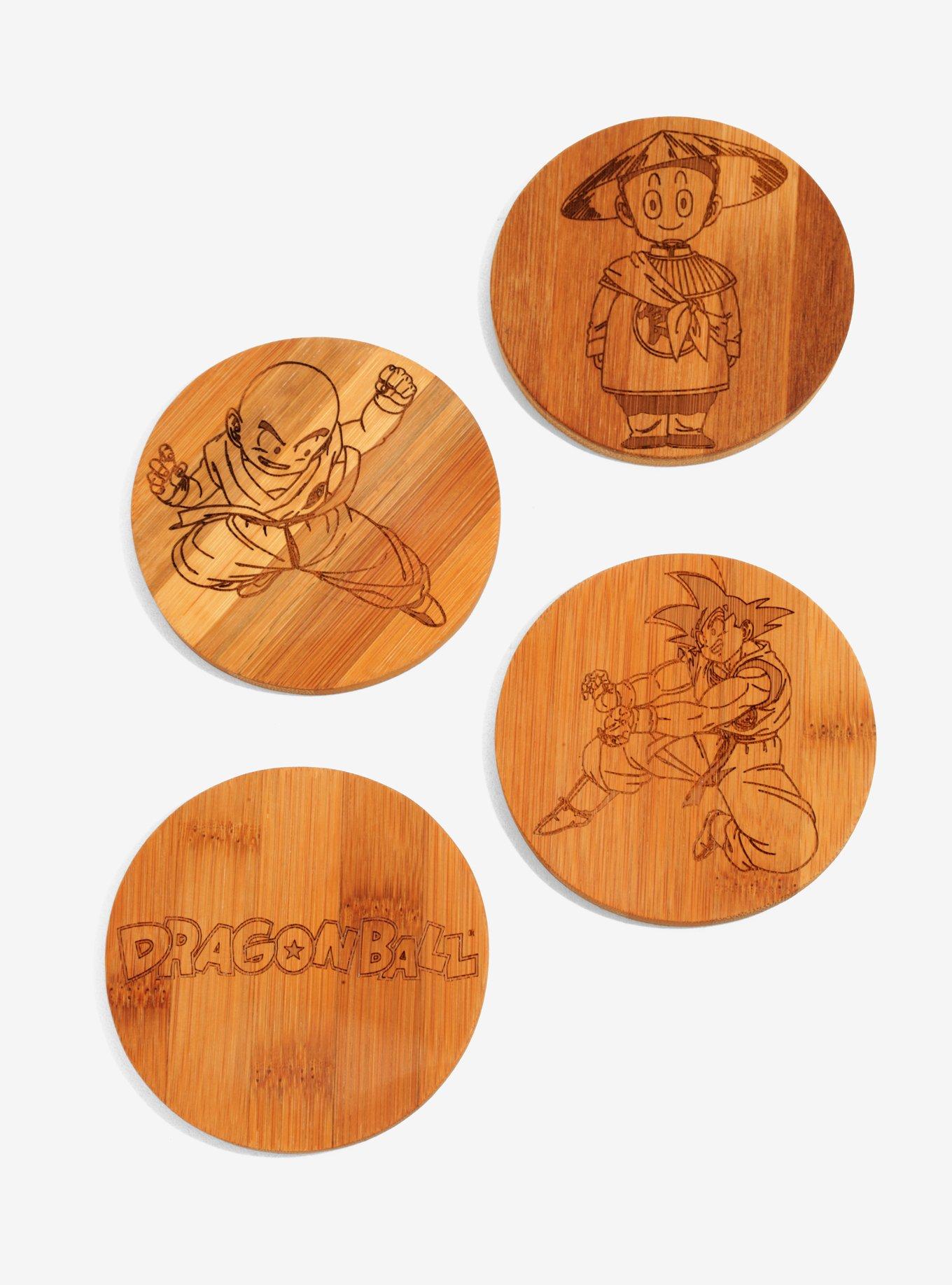 Dragon Ball Z Wooden Coaster Set, , alternate