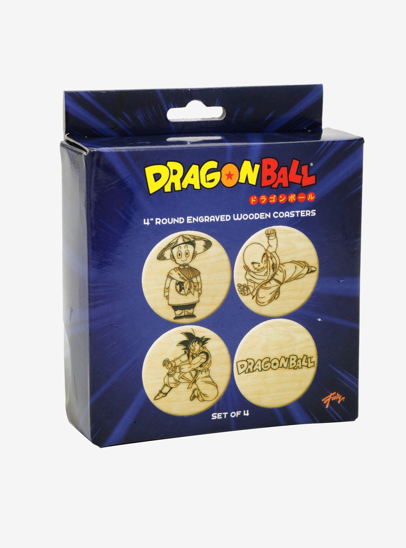 Dragon Ball Z Wooden Coaster Set, , alternate