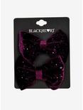 Blackheart Burgundy Sparkly Velvet Hair Bows, , alternate
