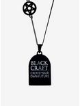 BlackCraft Stained Glass Long Pendant Necklace, , alternate