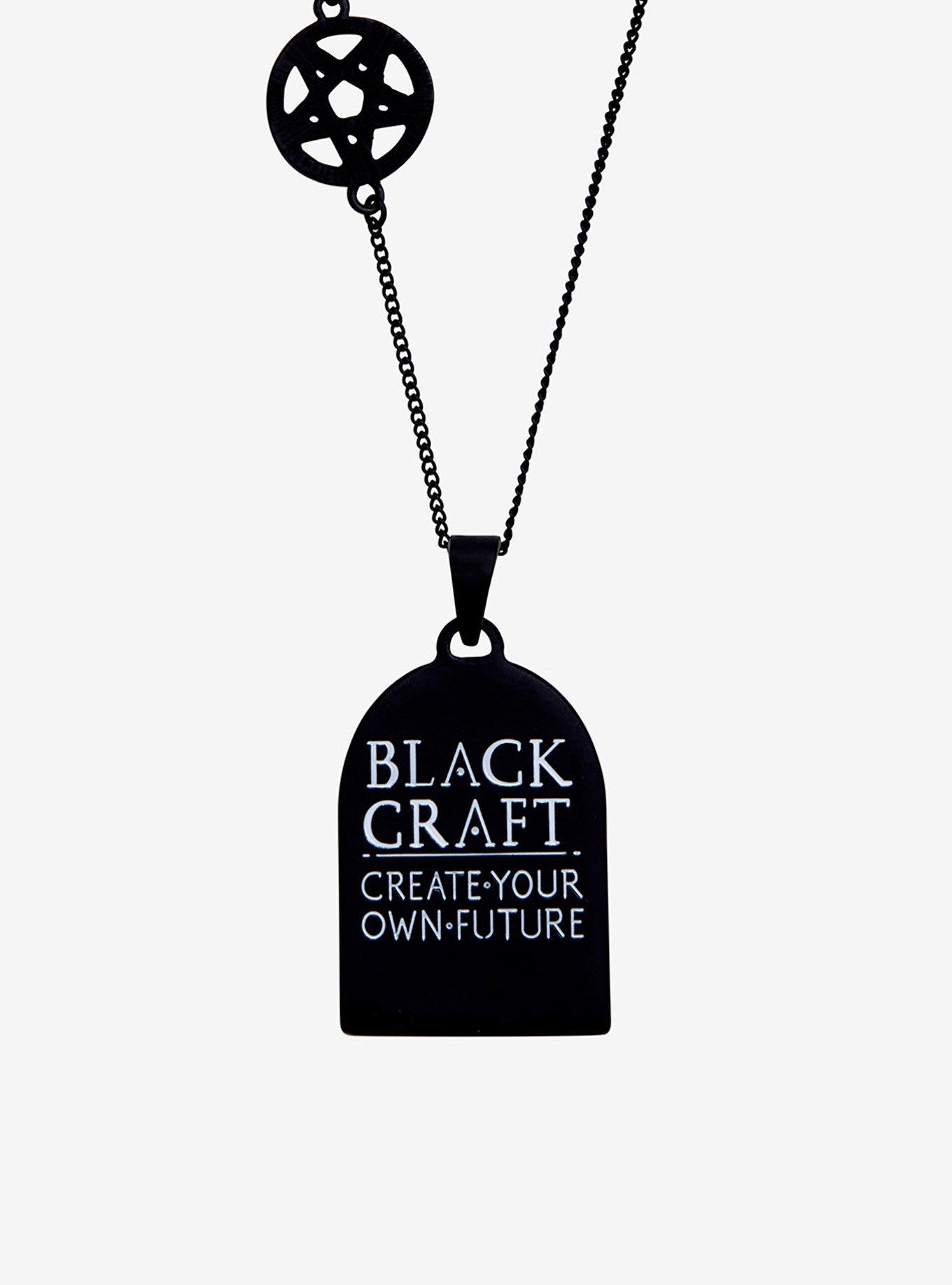 BlackCraft Stained Glass Long Pendant Necklace, , alternate